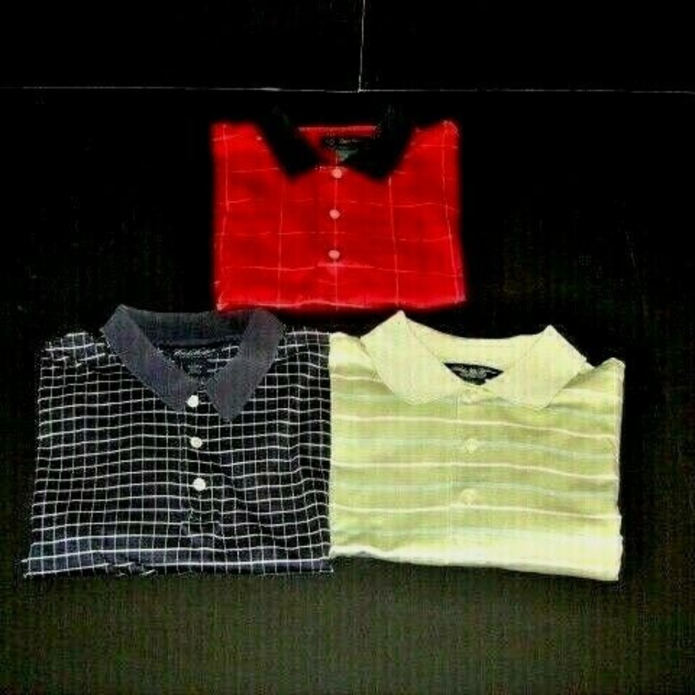 3 Brooks Brothers Mens Size L Short Sleeve Shirts
